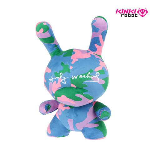 20&quot;DUNNY ANDY WARHOL CAMO PLUSH