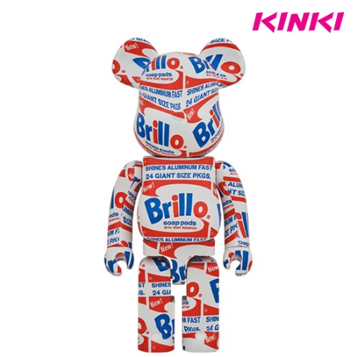 1000%BEARBRICK ANDY WARHOL &quot;BRILLO&quot;