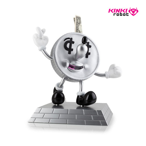 LUCKY COIN MONEY BOX FIGURE BY JEREMYVILLE