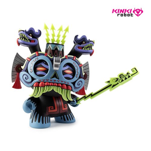 8&quot;DUNNY TLALOC BY JESSE HERNANDES_BLUE