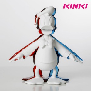Stereoscopic Series - Donald Duck Figure (Pure White Version)